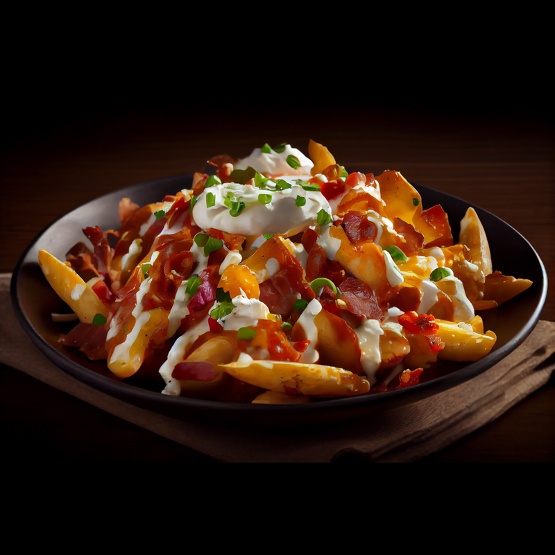 Loaded Butter Chicken Fries